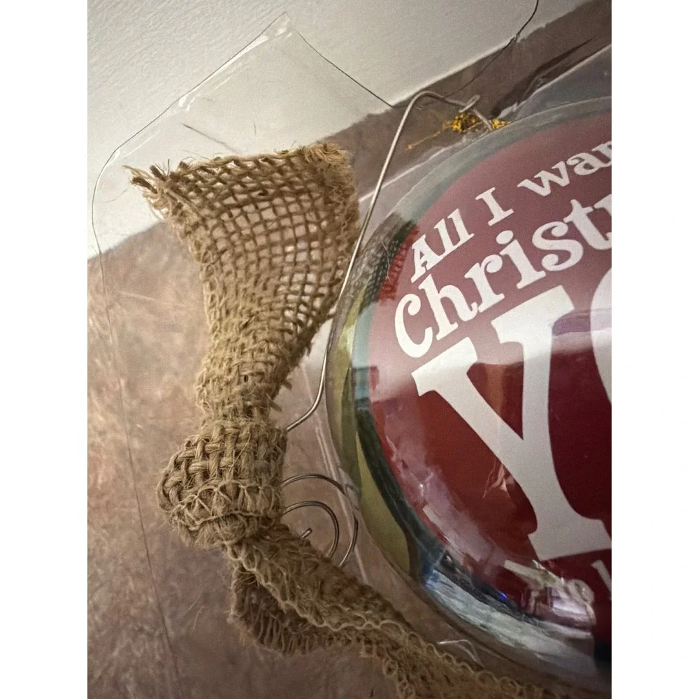 Burton + Burton Camo Christmas Ornament All I Want For Christmas Is You Hunting